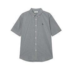 헤지스 남성용 깅엄 반팔 캐쥬얼 셔츠 HZSH4B954BK 패션의류/잡화/남성패션 반품 최저가 76,870원