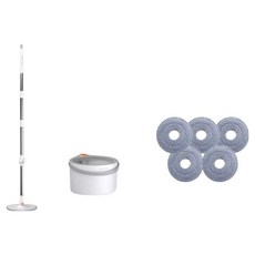 조이보스 원심력 물걸레 밀대 + 극세사 패드 5p + 세척통 세트, 1세트 생활용품/세탁/청소용품 반품 최저가 26,970원