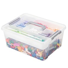 코멧 장난감 수납 정리함, 투명색, 1개 홈인테리어/수납/정리 반품 최저가 5,450원
