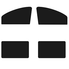 리버폭스 차량용 창문 블라인드 자석 암막커튼 세트, 블랙, 1세트 자동차용품/인테리어 반품 최저가 9,900원