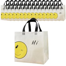 마켓감성 플러스 부직포 컬러 가방, 스마일하이, 30개 생활용품/비닐/포장용품 반품 최저가 14,820원