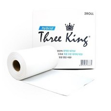 쓰리킹 미트페이퍼 펄프 화이트 80m, 1개 주방용품/일회용품/종이컵 반품 최저가 22,940원