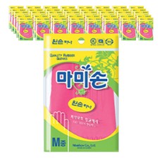 마미손 왼손 하나 고무장갑 중, 중(M), 60개 생활용품/주방수납/잡화 반품 최저가 56,700원