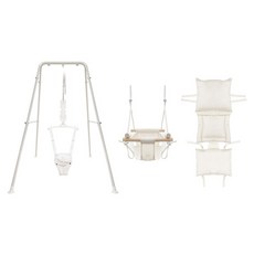라라비 유아용 프리미엄 스윙 점퍼루 베이직 시트 + 그네 + 올인원 그네 쿠션 세트, 마리화이트 + 아이보리, 1세트 완구_취미/신생아/영아완구 반품 최저가 154,460원