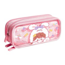 동아피엠에스 귀여운 토끼 소녀 대용량 필통 파우치, 핑크, 1개 문구/오피스/학용품/수업준비 반품 최저가 8,810원