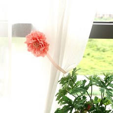 아망떼 홈데코 데이지 마그네틱 커튼타이 51cm, 핑크, 1개 홈인테리어/커튼/블라인드 반품 최저가 4,840원