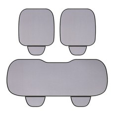 아리코 차량용 통풍 앞좌석 방석 2p + 뒷좌석 방석 세트, 그레이, 1세트 자동차용품/인테리어 반품 최저가 11,610원