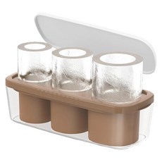 심플라인 실리콘 텀블러 전용 얼음틀 3구, 브라운, 1개 주방용품/특수저장용기 반품 최저가 7,460원