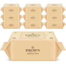 브라운 오리지널 플러스 아기물티슈 리필형 55평량, 55g, 80매, 10개 출산/유아동/물티슈 반품 최저가 17,900원
