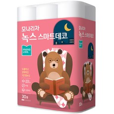 모나리자 녹스 스마트데코 3겹 엠보싱 화장지, 27m, 30롤, 1개 생활용품/화장지/물티슈 반품 최저가 9,840원