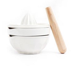 투데코 도자기 이유식조리기 즙짜개 + 강판 + 절구공이 + 절구 세트, 화이트, 1세트, 4p (즙짜개 1p, 강판 1p, 절구공이 1p, 절구 1p) 주방용품/주방조리도구 반품 최저가 25,110원