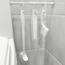 코멧 홈 압축봉 청소솔 5종 세트 (압축봉 고정홀더 2p+S고리 3p+틈새솔+ 바닥 청소솔+미니 스퀴지), 혼합색상, 1세트 홈인테리어/욕실용품 반품 최저가 7,570원