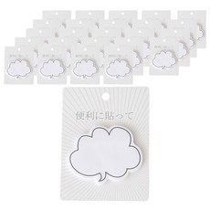 마켓감성 말풍선 시리즈 접착 메모지, D, 1개입, 20개 문구/오피스/학용품/수업준비 반품 최저가 8,900원