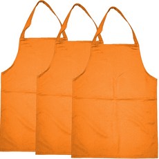 손님용 목걸이형 앞치마, 오렌지, 3개 undefined/undefined 반품 최저가 3,820원