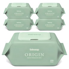 베베숲 오리진 물티슈 캡형, 50g, 100매, 5개 생활용품/화장지/물티슈 반품 최저가 8,530원