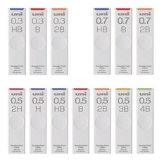 유니 샤프심 2B UL-S-0.3, 0.3mm, 10개 문구/오피스/학용품/수업준비 반품 최저가 22,250원