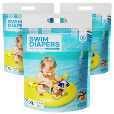 브라운 프리미엄 팬티형 수영장 기저귀 남녀공용, 특대형(XL), 9매 생활용품/수영장기저귀 반품 최저가 7,920원