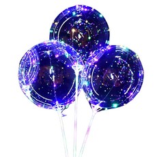 젤루나 LED 모양 풍선 불빛 이벤트 생일 파티 축제 기념일 풍선케이스 3p + 손펌프 세트 LG-07, 혼합색상, 1세트 문구/오피스/파티/이벤트 반품 최저가 3,640원