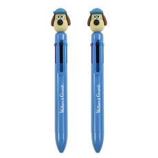 핑크풋 3000 월레스와 그로밋 피규어 6색 볼펜 0.7mm, 블루, 2개 문구/오피스/학용품/수업준비 반품 최저가 1,990원