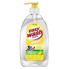 해피홈 주방세제 이지워시 레몬소다 용기, 1개, 720ml 생활용품/청소/주방세제 반품 최저가 4,100원