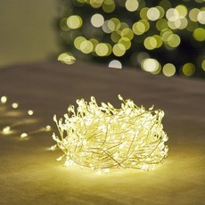 지네전구 줄전구 LED 줄조명 웜 화이트 전원코드선 500구, 실버투명 + 웜화이트, 1세트 undefined/undefined 반품 최저가 9,460원