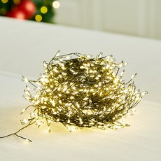 지네전구 줄전구 LED 줄조명 웜 화이트 건전지 100구, 블랙 + 웜화이트, 3.5m, 1개 홈인테리어/셀프인테리어 반품 최저가 4,350원