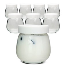 미르 헥사 실리콘 요거트병 화이트, 100ml, 8개 주방용품/밀폐저장/도시락 반품 최저가 10,550원