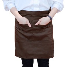 쉬라즈 하프 앞치마, 브라운, 2개 주방용품/주방잡화 반품 최저가 9,700원