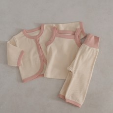 피카부 유아용 슈가 baby 가디건 + 상의 + 하의 세트 출산/유아동/출산준비물/선물 반품 최저가 21,490원