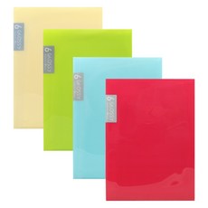 비팬시 글로시 6포켓 서류화일, 블루 + 아이보리 + 핫핑크 + 그린, 4개 문구/오피스/사무용품 전문관 반품 최저가 4,450원