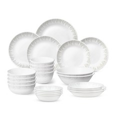 코렐 파인다이닝 4인 한국형 식기 세트 23p, 공기 4p + 대접 4p + 앞접시 4p + 원형 접시 소 2p + 원형 접시 중 2p+ 원형 접시 대 + 찬기 중 2p+ 찬기 대 2p+ 면기 대 2p, 1세트 주방용품/그릇/홈세트 반품 최저가 168,550원