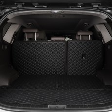 메이튼 차량용 트렁크 매트 일체형, KGM G4 렉스턴 (17년5월~2020년10월) 7인승, 블랙 undefined/undefined 반품 최저가 37,380원
