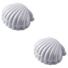 더자카 휴대용 조개 비누케이스 13.7 x 11 x 5 cm, 그레이, 2개 생활용품/수납/정리 반품 최저가 3,710원