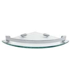 크롬 강화유리 코너선반, 투명, 1개 홈인테리어/욕실용품 반품 최저가 10,200원