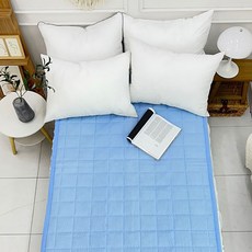 보몽드 샤크쿨링 누빔패드, 블루 홈인테리어/침구 반품 최저가 11,770원