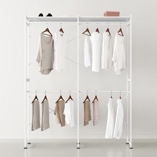 하비티 프리미엄 행거 2단, 화이트 생활용품/수납/정리 반품 최저가 85,990원