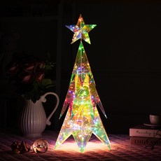 아트조이 LED 홀로그램 파티용품 무드등 3색 변환, 크리스마스 트리 홈인테리어/싱글하우스 반품 최저가 11,930원