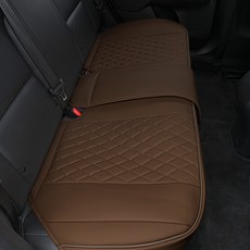대한오토모빌 차량용 뒷좌석 시트 커버 자동차 2열 이염방지 가죽 방석, 하바나 브라운, 1개 자동차용품/인테리어 반품 최저가 41,080원
