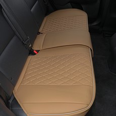 대한오토모빌 차량용 이염방지 가죽 뒷좌석 시트 커버 2열, 듄베이지, 1개 자동차용품/인테리어 반품 최저가 36,630원