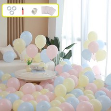 피앤비유니티 마카롱 라운드 풍선 25cm, 02 옐로우톤, 100개 출산/유아동/출산준비물/선물 반품 최저가 5,720원