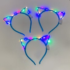 젤루나 LED 고양이 파티머리띠 LG-04, 2 블루, 3개 완구/취미/역할놀이 반품 최저가 5,360원