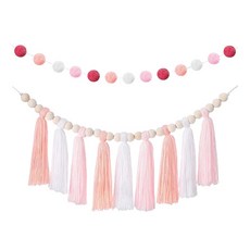 ABM 파티 구슬 태슬, 핑크, 1개 문구/오피스/파티/이벤트 반품 최저가 13,670원