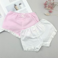 우주아이 여아용 사각무지 속바지 2종세트 출산/유아동/유아동패션 반품 최저가 6,620원