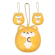 iiGEN 폭신폭신 애니멀 스퀴시 완구, 곰(살구색), 3개 완구_취미/신생아/영아완구 반품 최저가 5,820원