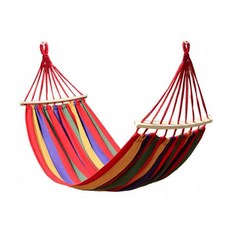 벅703 나무바 1인용 스트라이프 필드해먹, 혼합색상 스포츠/레저/캠핑전문관 반품 최저가 13,700원