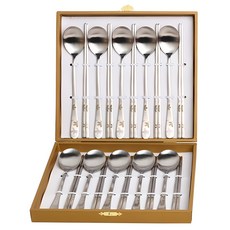 골든벨금속 로이스 레이저 수저 10벌 세트, 숟가락 10p + 젓가락 10p, 1세트 주방용품/수저/커트러리 반품 최저가 41,330원