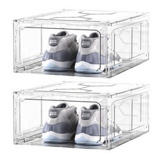 페르노엘 마그네틱 신발 보관함 2p, 투명 화이트, 2개 생활용품/수납/정리 반품 최저가 13,540원