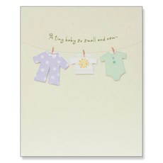 홀마크 베이비 축하 카드 + 봉투 세트, WG1038, 2개 문구/오피스/카드/엽서/봉투 반품 최저가 4,000원