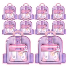 투영디자인 백팩 구디백 지퍼백, 퍼플, 10개 문구/오피스/데코/포장용품 반품 최저가 3,050원