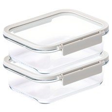 네오플램 코모도 내열유리 직사각 밀폐용기, 2개, 1L 주방용품/밀폐용기/반찬통 반품 최저가 12,200원 로켓배송